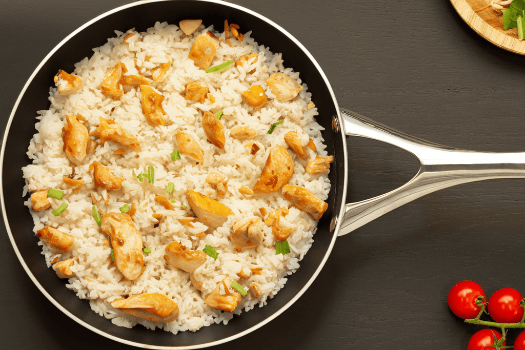 Poulet épicé avec riz