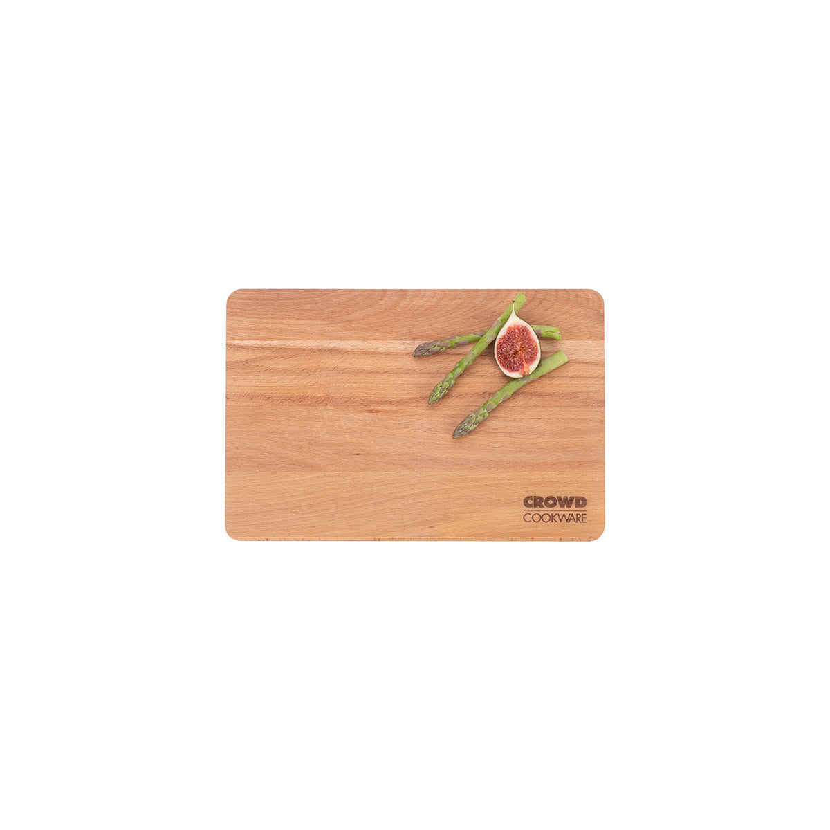 Crowd Cookware – Steamed Beech wood cutting board – With handy grips ...