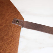 Crowd Cookware Leather Apron - Cognac Colour - 80 x 45 cm