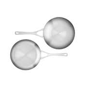 The Naked Titanium Frying pan set 5-ply - 24 & 28 cm / 9" & 11"