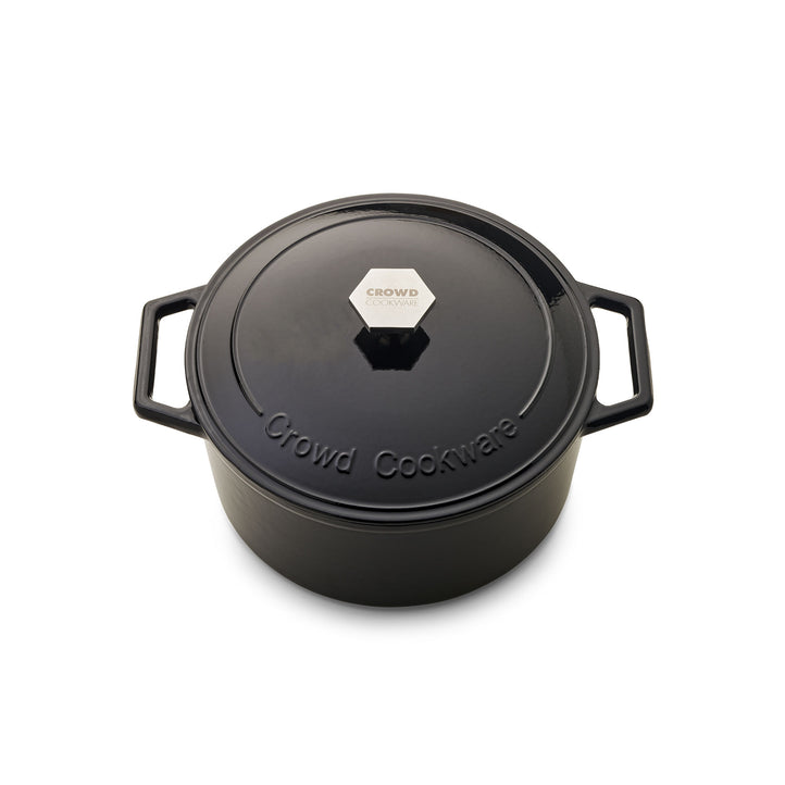 The Tasman Recycled  Dutch Oven and Grill in Black - Ø29 cm /  11.4"
