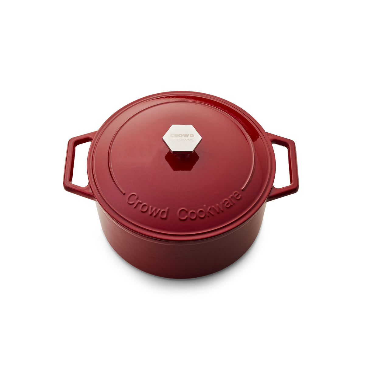 The Tasman Recycled Dutch Oven and Grill in Red or Black – Crowdcookware
