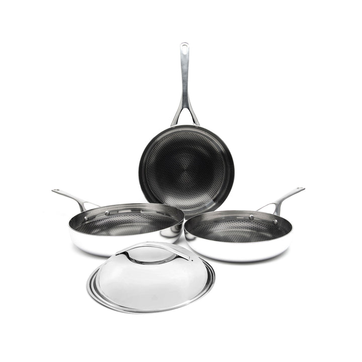 The Tricorne stainless steel lid - Suitable for Blackbeard, Buccaneer and Naked pan 28 cm