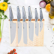 The Jim - Magnetic knife block - Made from high-end rubber wood