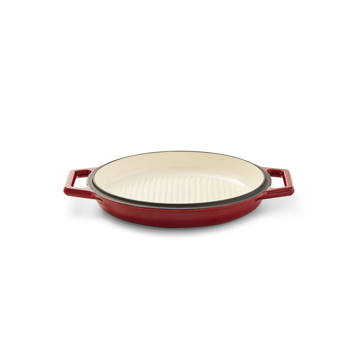The Tasman Recycled  Dutch Oven and Grill in Red - Ø29 cm /  11.4"