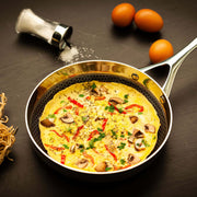 The Blackbeard Stainless Steel Frying pan - 24 cm / 9"