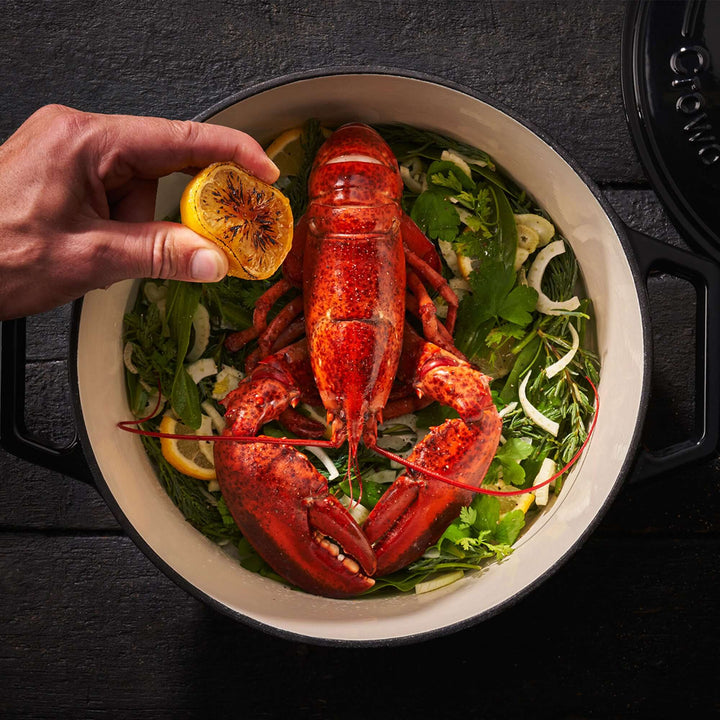 Black Dutch Oven |The Tasman Recycled Dutch Oven and Grill | Crowd Cookware