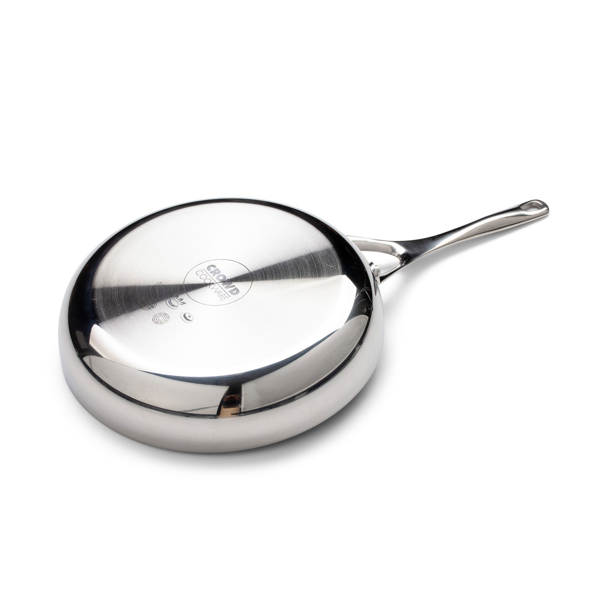 KitchenAid Stainless Steel 8 Inch Nonstick Induction Frying Pan, Brushed Stainless Steel